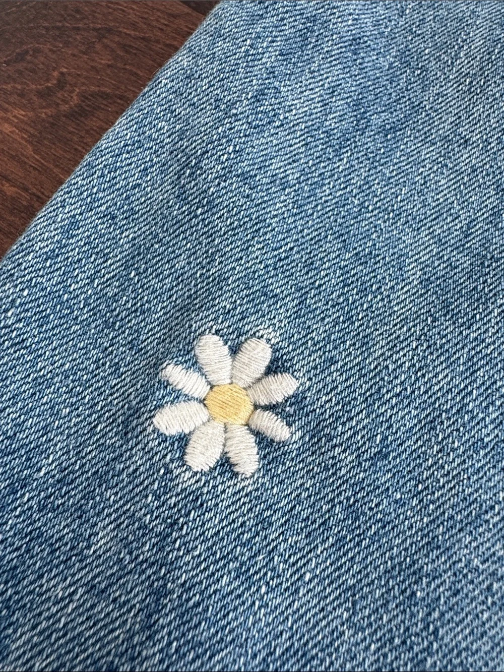 GAP 70’s Flare Jeans for Girls w/Embroidered Flowers Hippie Chick Bell Bottoms